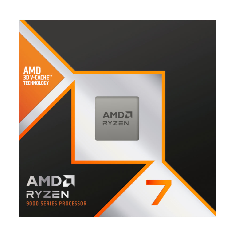 AMD Ryzen 7 9800X3D; 8 Cores/16 Threads; Socket: AM5 ; 5.2GHz max boost; 104MB cache; 120W TDP