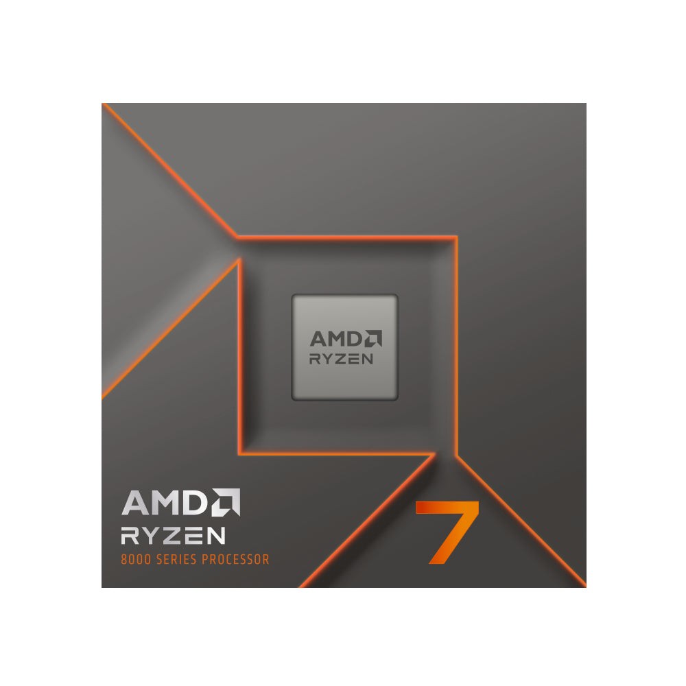 AMD Ryzen 7 8700F 7 8000 Series 8-Core/ 16-Threads; Socket AM5; 16MB L3 Cache;8MB L2 Cache; 65W Processor BOX