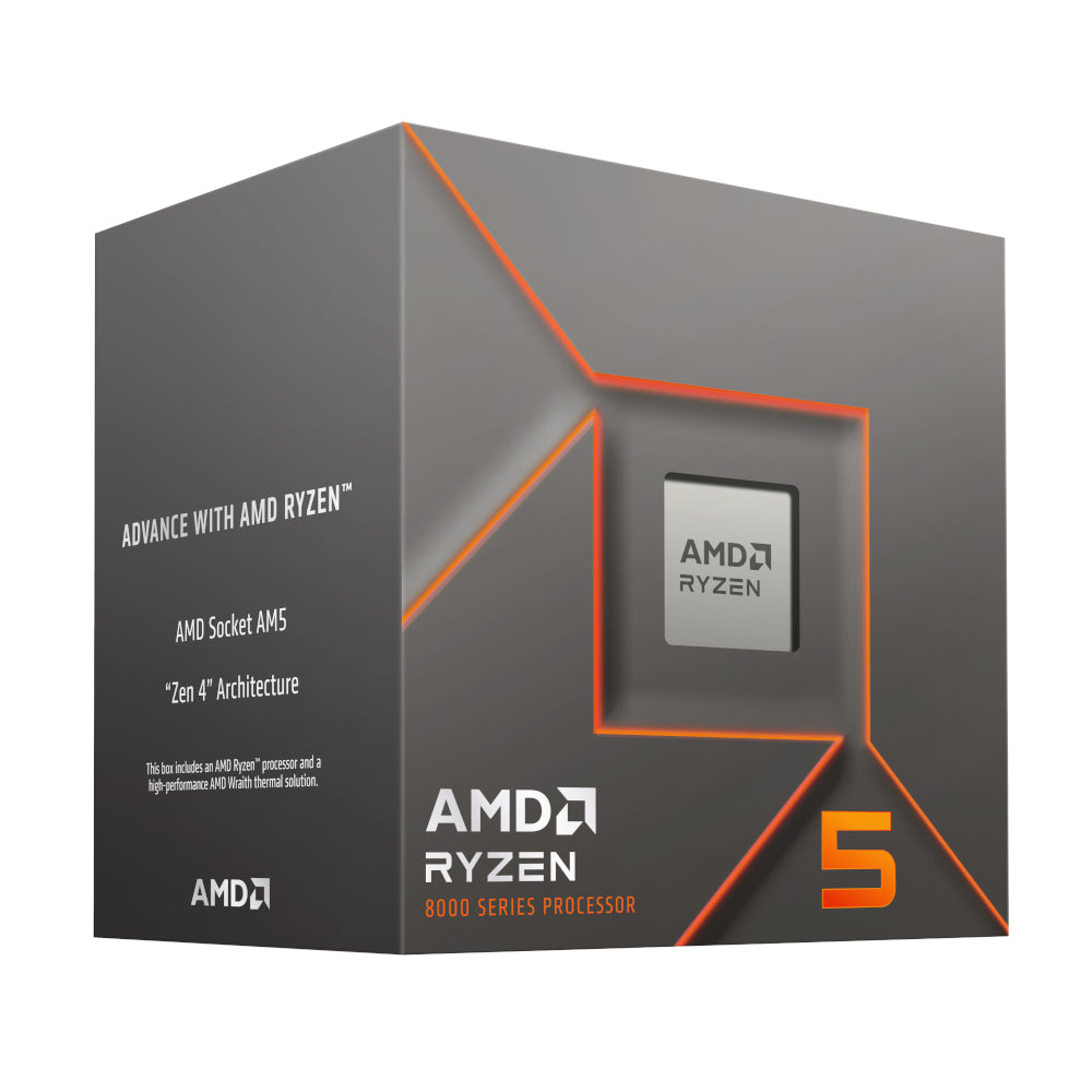 AMD Ryzen 5 8400F x4nm TSMC AM5 CPU; 6 Core/12 Thread Base Clock