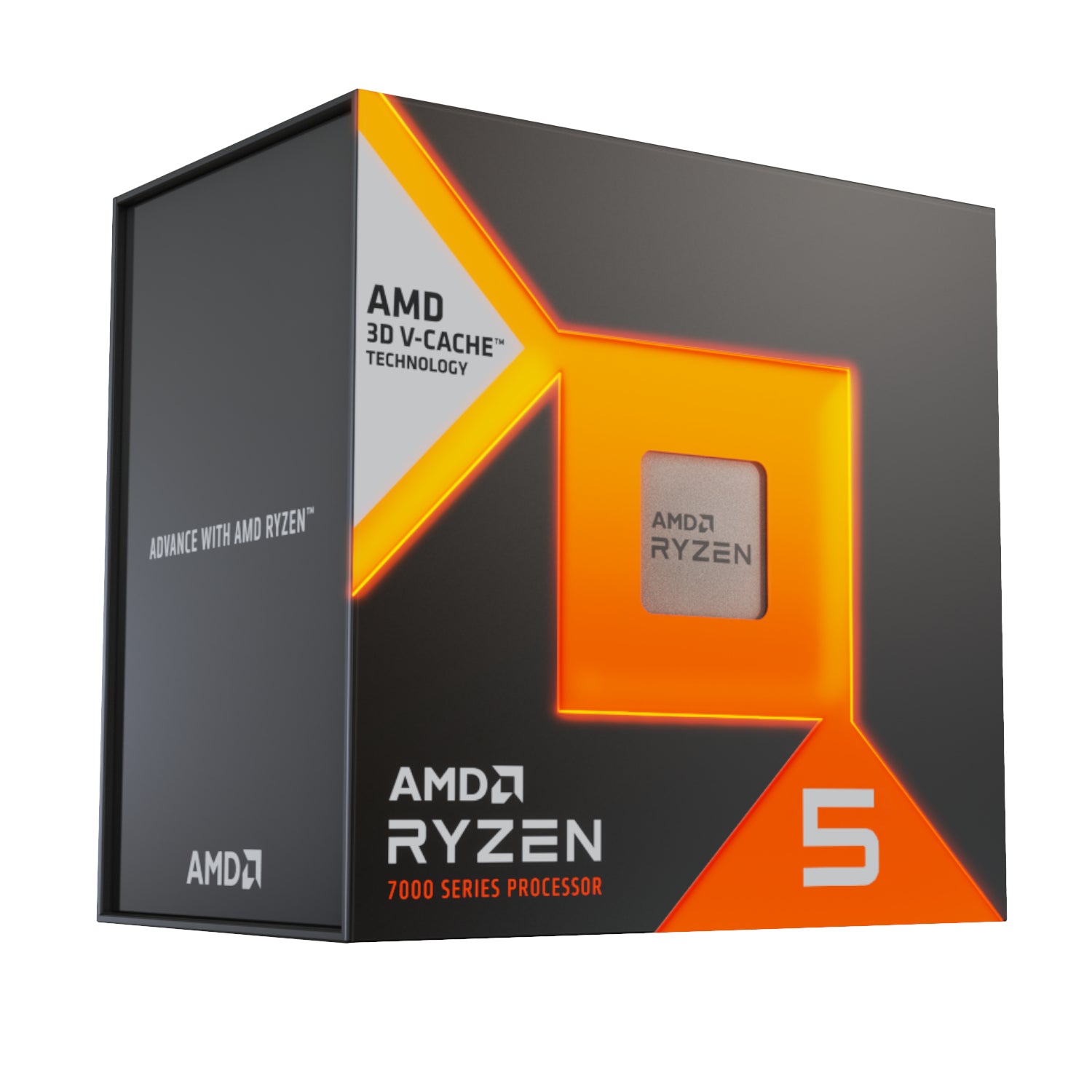 AMD Ryzen 5 7500X3D AM5; 6 Cores/12 Threads; Base clock 4GHz max boost clock 4.5GHz Cooler Not Included