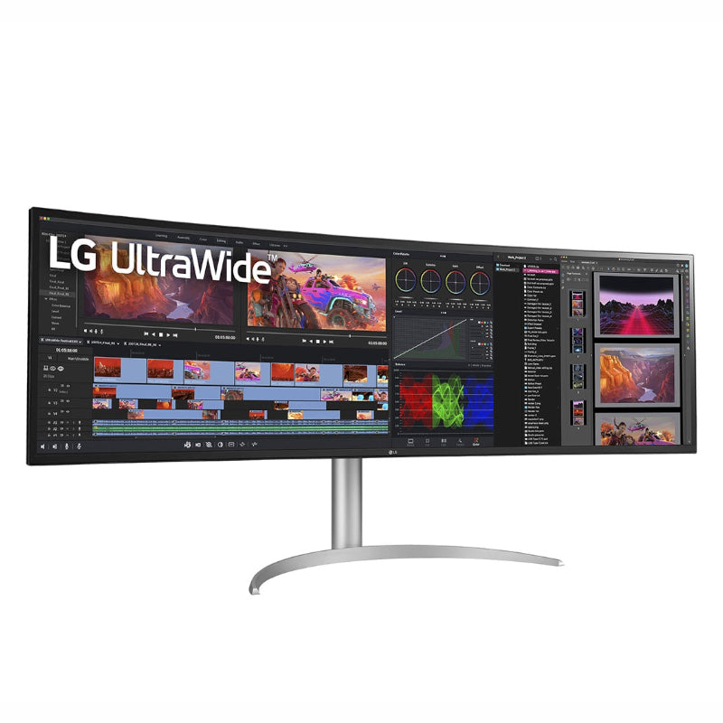 LG UltraWide 49" Dual-QHD IPS Curved Monitor 144Hz with USB-C incl Speakers