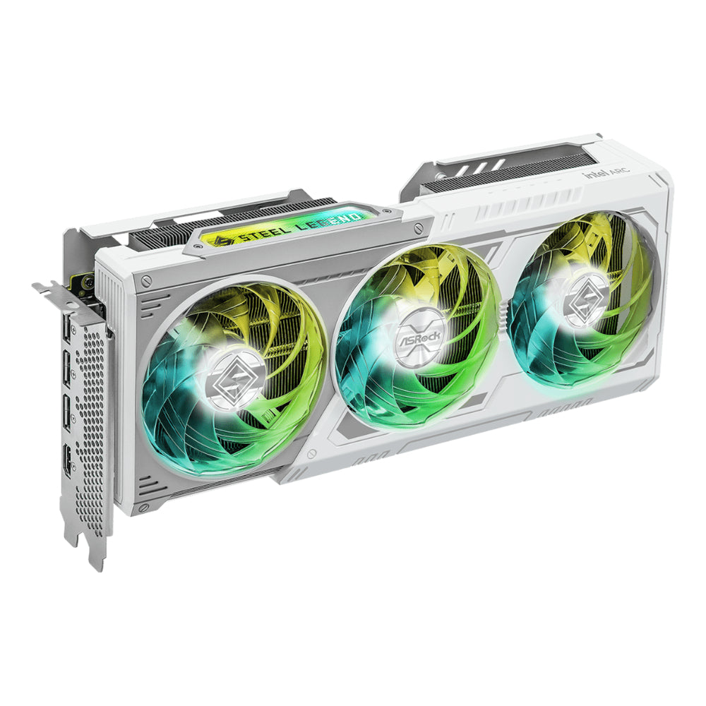 ASRock Intel Arc B580 Steel Legend OC 12GB GDDR6 192-BIT Graphics