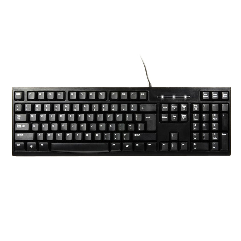 Port Design COMBO Wired Mouse + Keyboard - Black