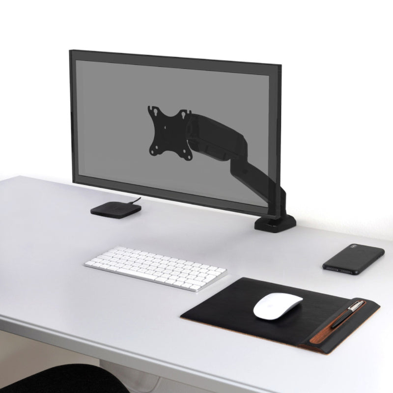 PORT Monitor Arm VESA Single Screen - Black