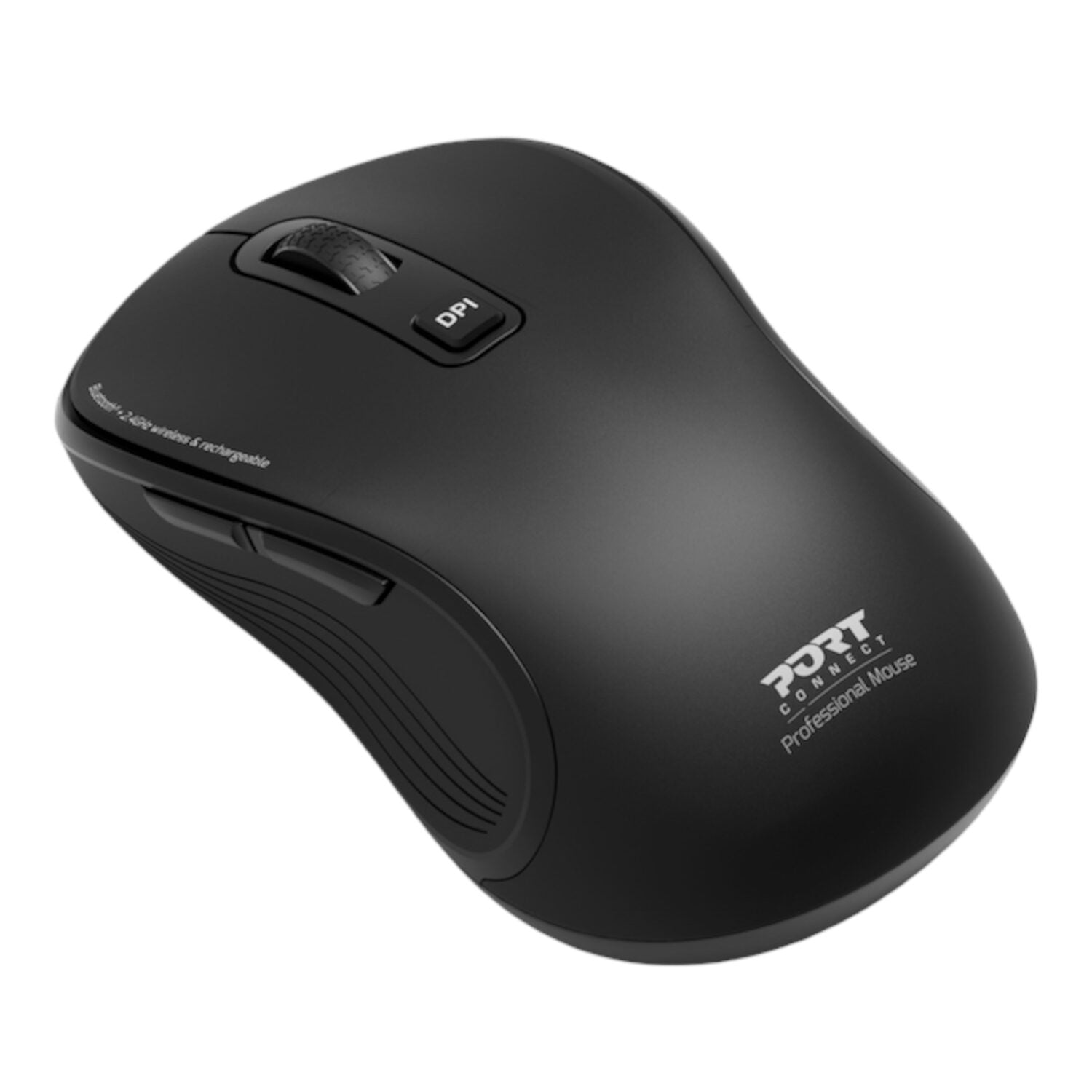 Port Connect Essential Bluetooth Wireless Rechargeable Mouse