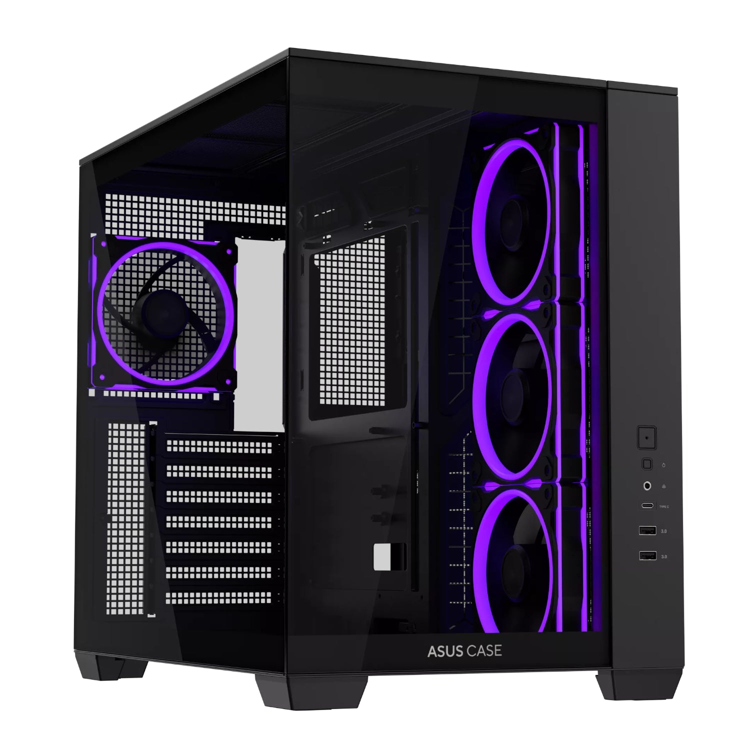 Asus A32 PLUS ARGB ATX Gaming Chassis – Black