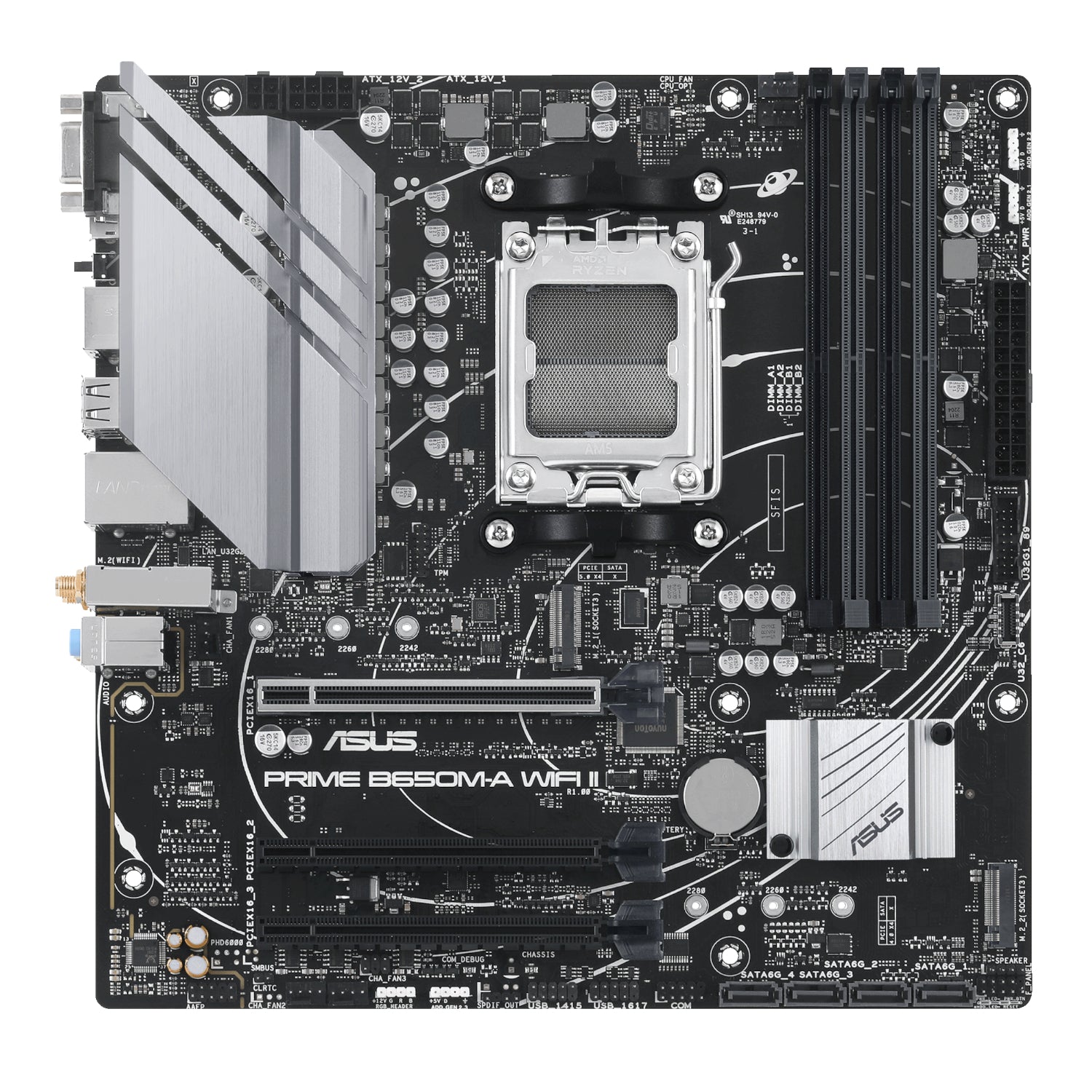 Asus PRIME B650M-A WIFI II M-ATX Gaming Motherboard
