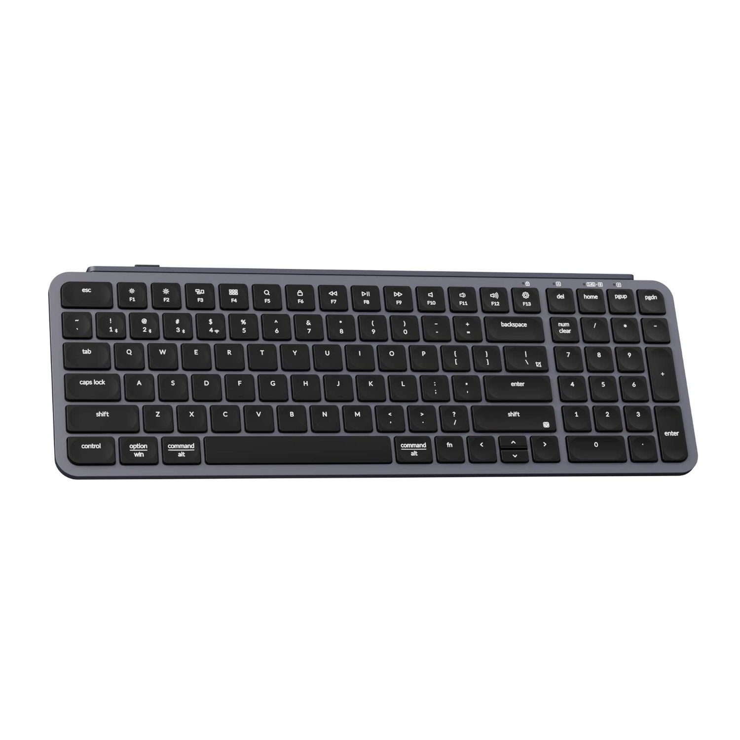 Keychron B2 Pro Ultra-Slim 96% Wireless Keyboard - Space Gray