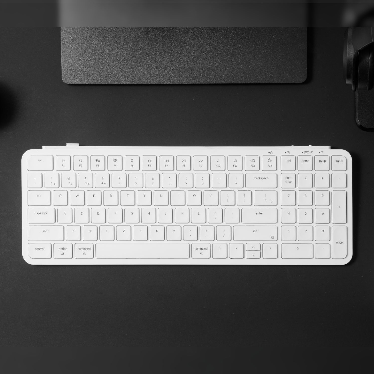 Keychron B2 Pro Ultra-Slim 96% Wireless Keyboard - Ivory White