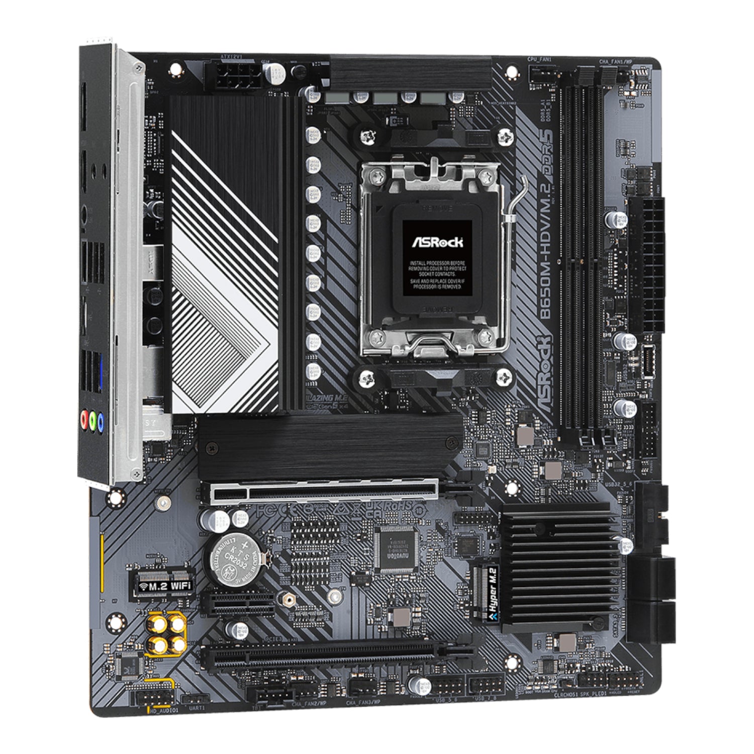 ASRock B650M-HDV/M.2 AM5 Micro-ATX Motherboard