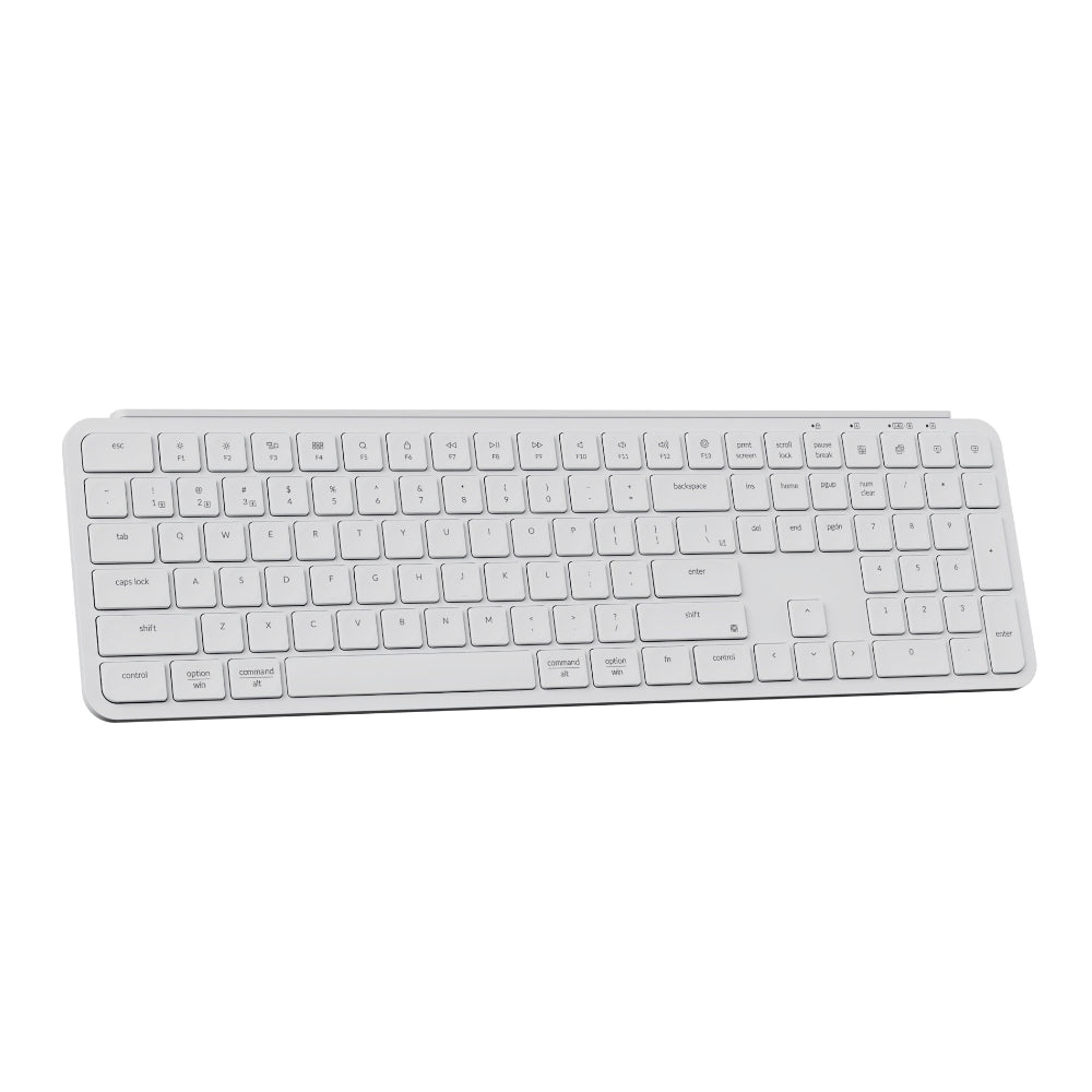 Keychron B6 Pro Ultra-Slim 100% Wireless Keyboard – Ivory White