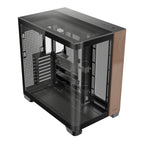 Antec C8 Curved Wood E-ATX | ATX | Micro-ATX | ITX Dual Chamber Gaming Chassis - Black