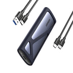 UGREEN CM400-90264 M.2 NVME/SATA SSD Enclosure (10Gbps) - Silver