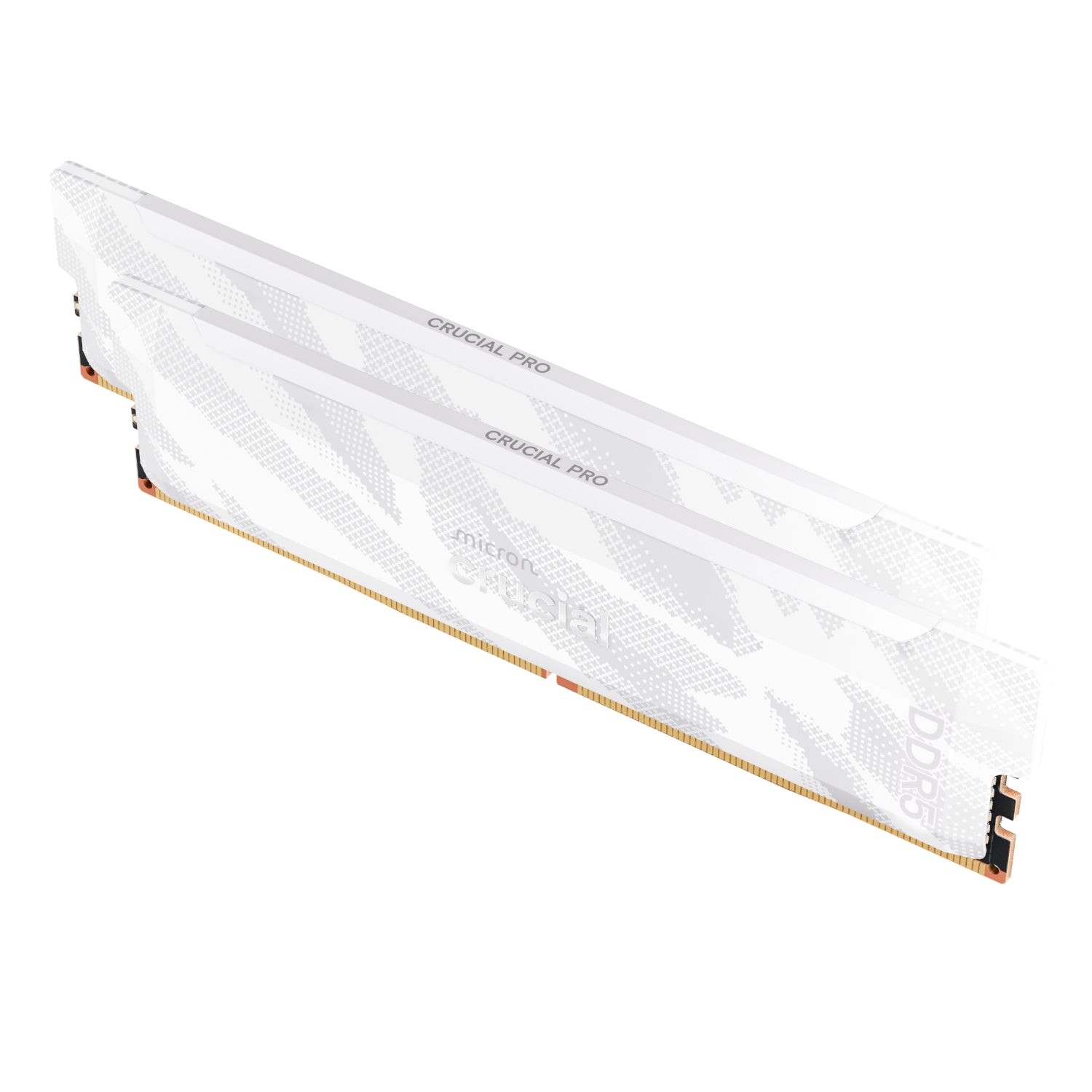 Crucial Pro Overclocking DDR5-6400 32GB Desktop Gaming Memory Kit (16GB x 2) – White