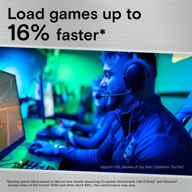 Crucial T500 2TB M.2 NVMe Gen4 NAND SSD