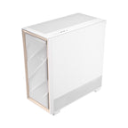 Antec FLUX Mid-Tower E-ATX Gaming Chassis Wood Front Panel - White