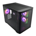 FSP S380 ARGB M-ATX Mid Tower Gaming Chassis - Black