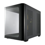 FSP S380 ARGB M-ATX Mid Tower Gaming Chassis - Black