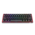 Redragon K617 FIZZ 60% Wired RGB Gaming Keyboard - Black