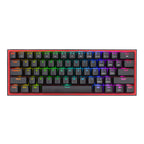 Redragon K616 FIZZ Pro 61-Key RGB Mechanical Gaming Keyboard – Black (60%, RGB, Wireless/Wired, Hot-Swappable)