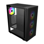 FSP M220 ATX Mid Tower Gaming Chassis - Black