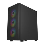 FSP M220 ATX Mid Tower Gaming Chassis - Black