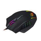 REDRAGON IMPACT 12400DPI MMO Gaming Mouse - Black
