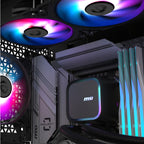 MSI MAG Coreliquid A13 240 AIO Liquid CPU Cooler - Black