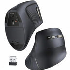 UGreen Multi-Mode Vertical Mouse Bluetooth and 2.4G Wireless–Black