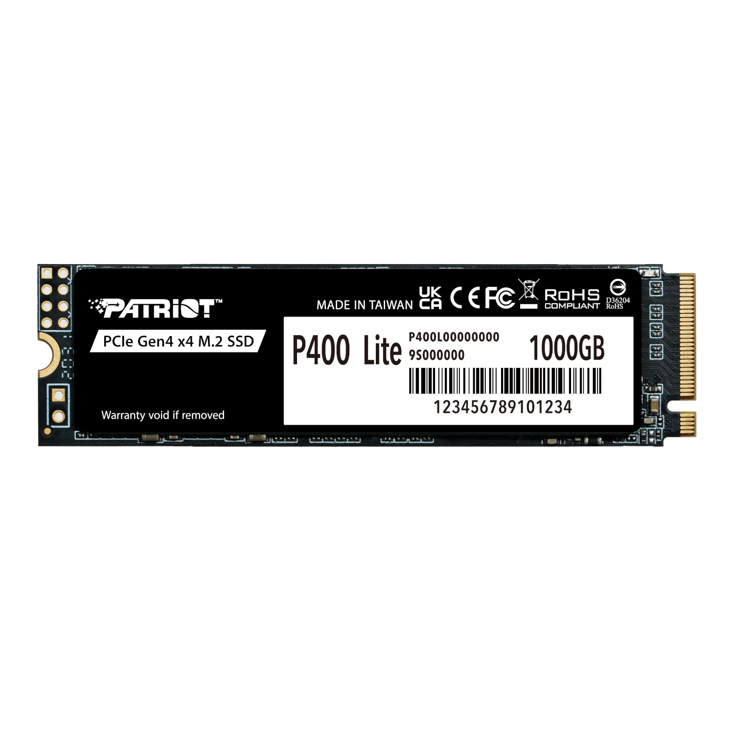 Patriot P400 Lite 1TB M.2 PCIe Gen 4 x4 NVMe SSD