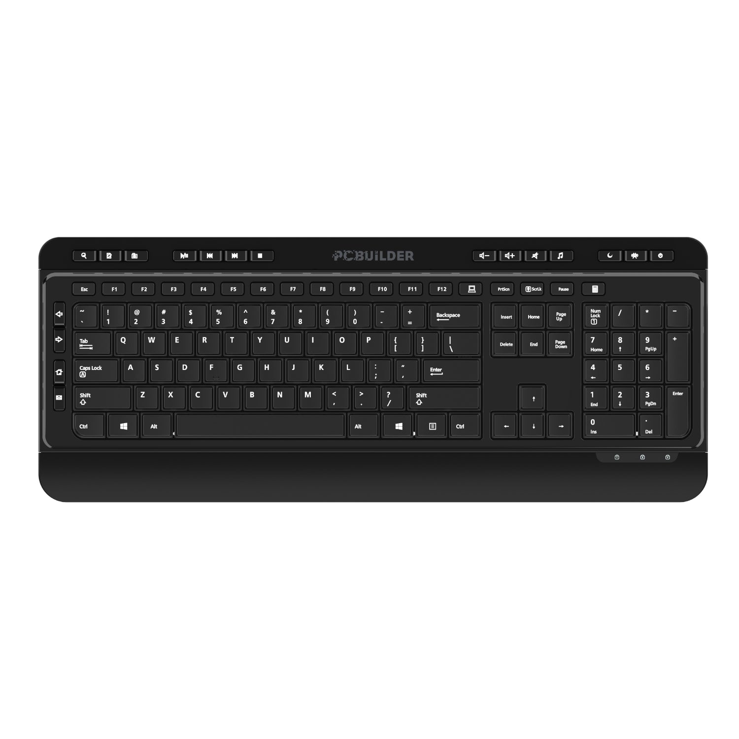 PCBuilder ALPHA Silent Wireless Keyboard and Mouse Combo
