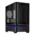 Asus Prime AP202 Curved Tempered Glass Micro-ATX Chassis – Black