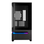 Asus Prime AP202 Curved Tempered Glass Micro-ATX Chassis – Black