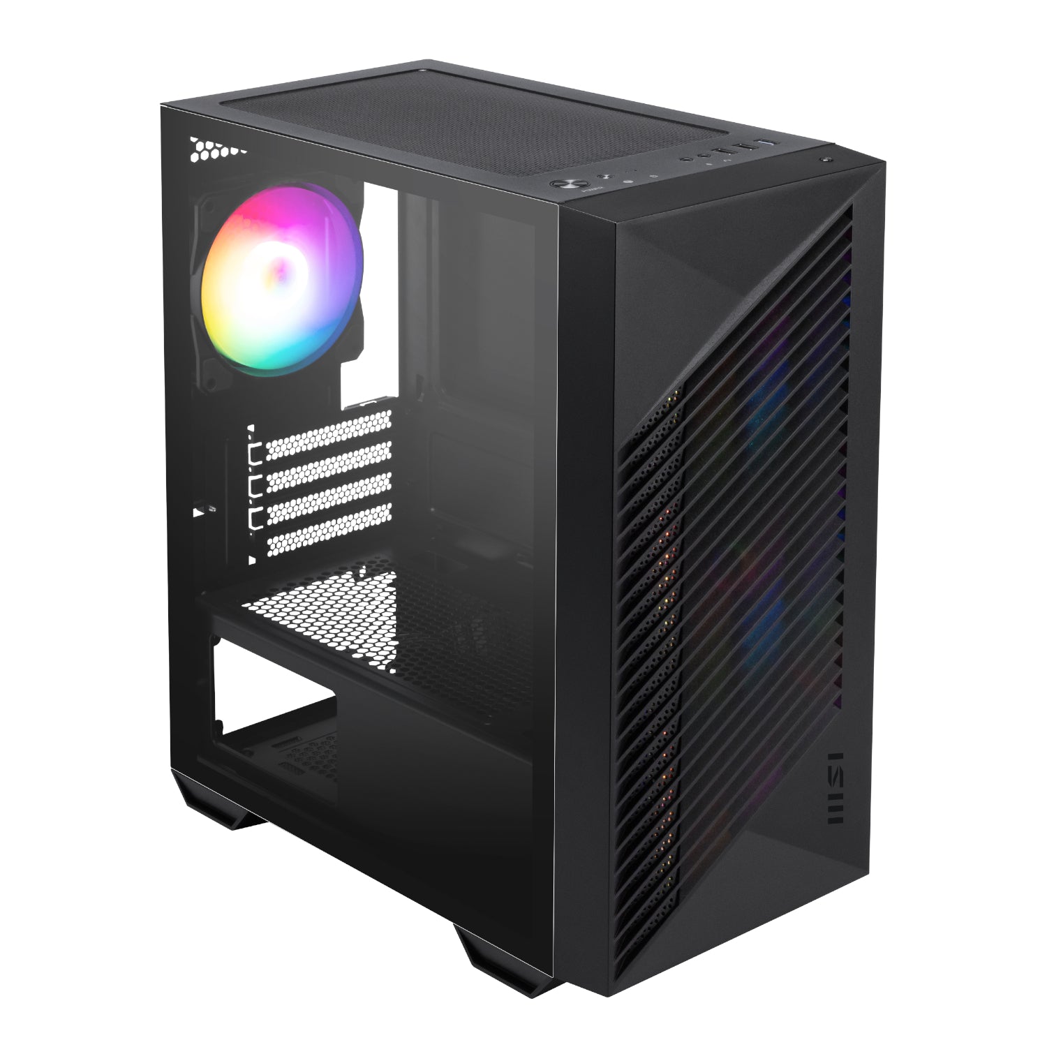 MSI PRO FORGE M050A Micro-ATX Gaming Chassis - Black