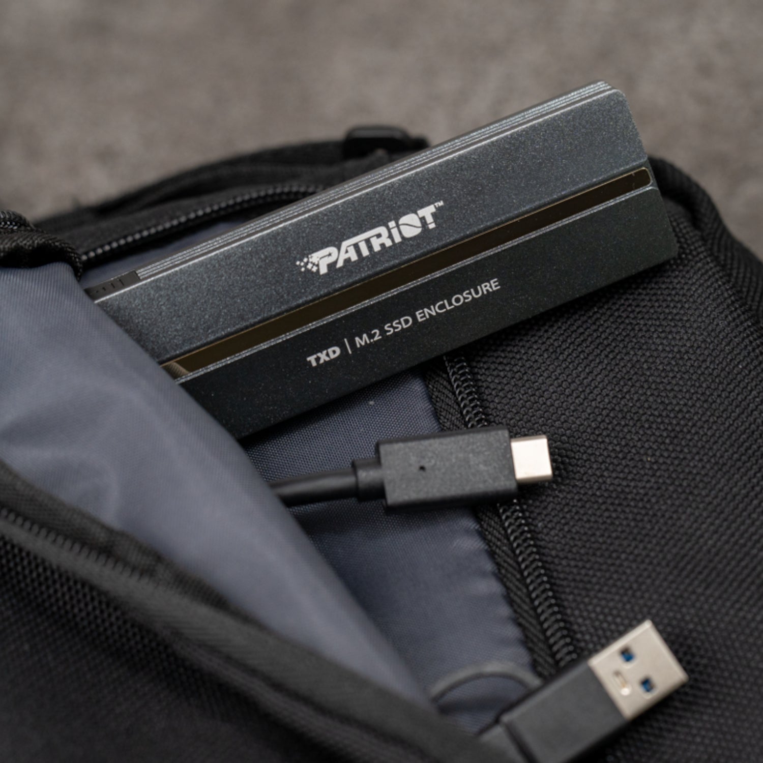 Patriot TXD PCIe M.2 2280 USB 3.2 Gen2 SSD Enclosure - Grey