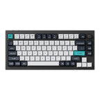 Keychron Q1 Max QMK/VIA RGB Wireless Custom Mechanical Keyboard (Gateron BANANA Switches) - Black