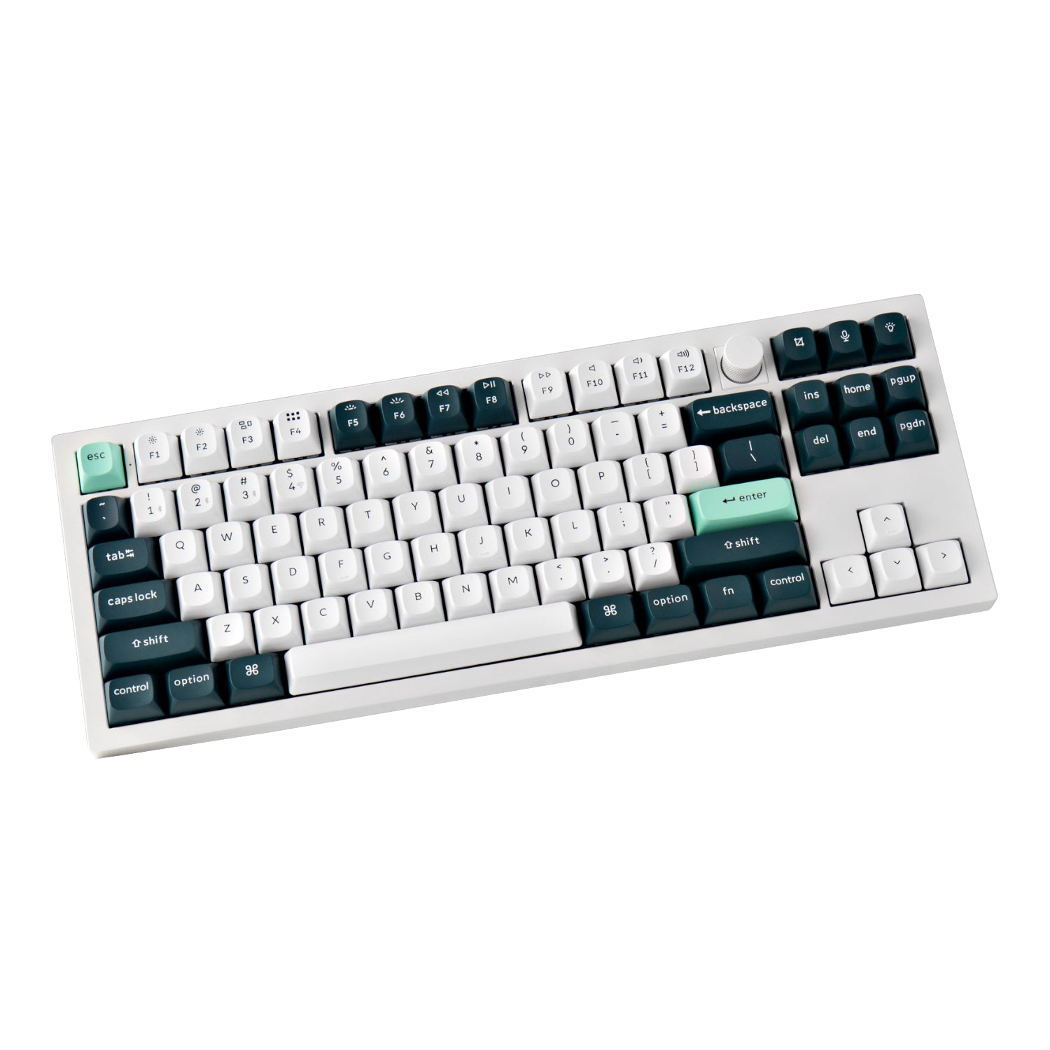 Keychron Q3 HE QMK 80% Wireless Custom Mechanical Keyboard (Nebula Switch) - Shell White