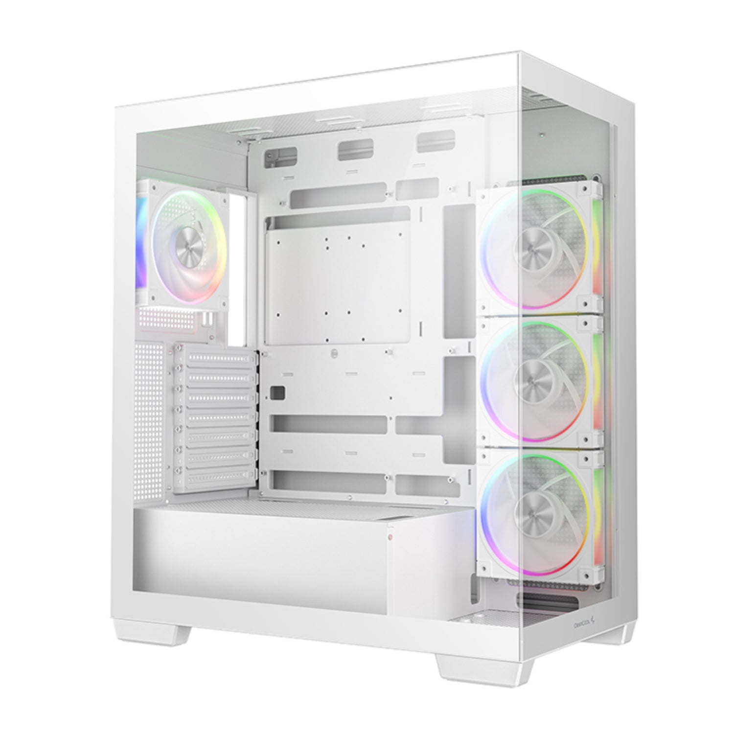 DeepCool CG580 4F V2 ARGB ATX Gaming Chassis – White
