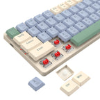 Redragon BS8772 Wireless Keyboard and Mouse Combo - Cream/Blue