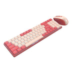Redragon BS8772 Wireless Keyboard and Mouse Combo - Red/Pink