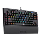 Redragon K588 RGB Pro BROADSWORD TKL Mechanical Wired Gaming Keyboard - Black