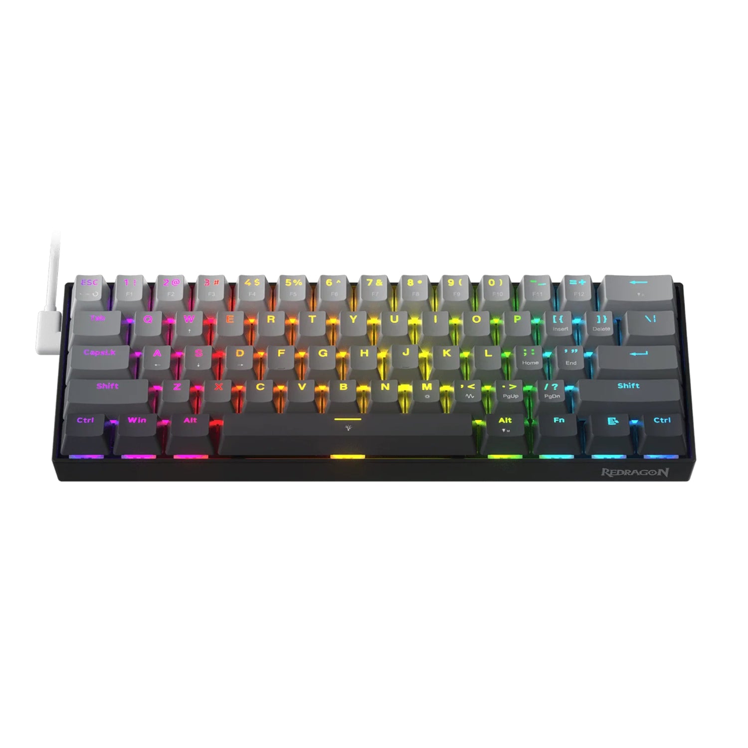 Redragon K617 FIZZ Rapid Trigger 60% Magnet Hall Switch Wired RGB Gaming Keyboard