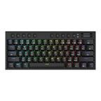 REDRAGON Horus Mini Pro 61Key Wireless Bluetooth Red Switch RGB Low Profile Gaming Mechanical Keyboard - Black