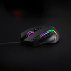 REDRAGON PREDATOR 4000DPI RGB Ergo Gaming Mouse - Black