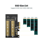 UGREEN CM302 M.2 M/B-Key to PCI-E 3.0 Expansion Card